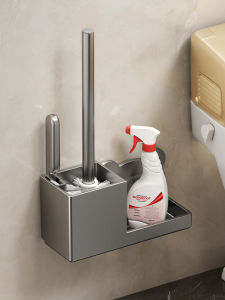WEIMEIYUAN | Drainage No-Drilling Bathroom Shelf for Toilet Brush