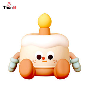 ไฟกลางคืนเค้ก Thunlit ของขวัญวันเกิดความคิดสร้างสรรค์ข้างเตียงโคมไฟแผ่นแปะของขวัญสำหรับเด็กน่ารัก