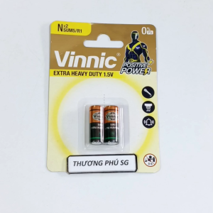 Pin SIZE N R1 SUM5 910A LR1 UM5 - 1.5V / VINNIC Extra Haeavy Duty (Vĩ 2 Viên)