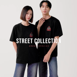 Yuedpao Street Collection 2025 ผ้าหนายับยากรีดง่าย เสื้อยืดทรงหลวม ดีไซน์คลาสสิค เสื้อยืดเปล่า โอเวอร์ไซส์