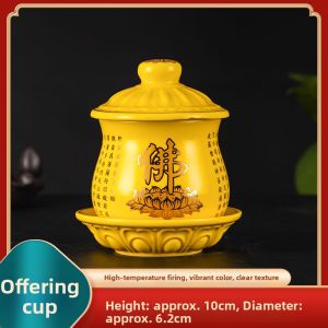 YISHUIGE | Gilded Lotus Religious Offering Cup