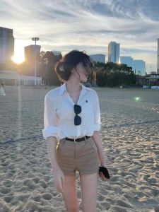 High Waist Stretch Skinny Jean Shorts