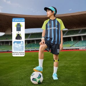 zosee | Boys Soccer Training Uniforms Short Sleeve Cool Feel