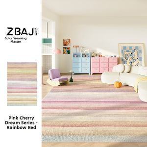 ZHIBAIJIA | Anti-fouling No-wash Carpet Grid Pink