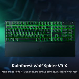 Razer | Ornata V3 Light Mechanical Keyboard with RGB Gaming Features and Wrist Rest