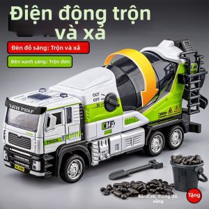 JUANNUO | Đồ Chơi Xe Tải Trộn Bê Tông Điện Hợp Kim