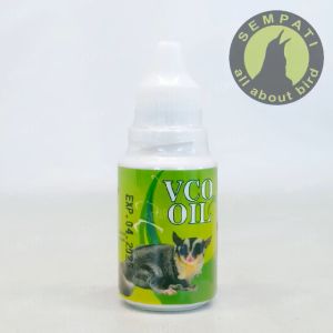 SEMPATI VCO Oil Minyak Kelapa Murni 100% Virgin Coconut Oil 30ml Vitamin Bulu Burung Obat Scabies Kulit Kucing Anjing Kelinci Sugar Glider Hamster Musang