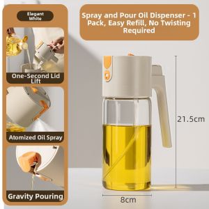 Spray and Pour Dual-use Oil Bottle