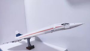 2083PCS Concorde Passenger Aircraft Building Block Creative Decoration Technical Model MOC Assembly Bricks Toys Kids Gifts