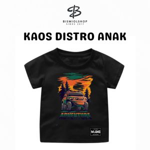 Kaos Anak Laki Laki Perempuan Bahan Cotton Combed 30s Kaos Distro Anak 1-6 tahun Atasan Kaos Motif