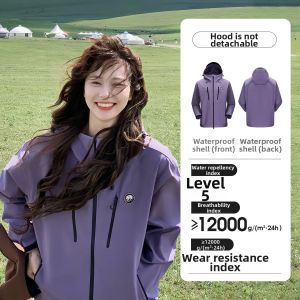 Windproof Waterproof Breathable Jacket Hiking and Climbing