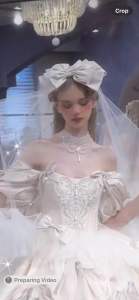 Lúp nơ cô dâu cổ tích