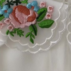 Nữ Thêu Cổ Giả Búp Bê Ren Voan Ve Áo Áo Sơ Mi Có Thể Tháo Rời Cổ Áo Thời Trang Bốn Mùa Polyester Chắc Chắn Một Kích Thước