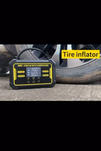 2in1 Car Jump Starter & Air Pump 12V Portable Car Jumper Emergency Starter and Tire Air Pump