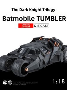 Original Batman Dark Knight Trilogy Batmobile 1/18 Alloy Model