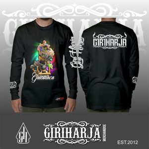 Kaos wayang golek GATOTKACA / kaos wayang golek Giri Harja / Kaos wayang golek sunda / kaos tangan panjang