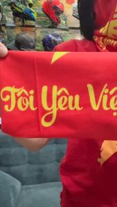 Khăn đa năng hình cờ Việt Nam Jarvan 2-Khăn chống nắng Tôi Yêu Việt Nam vải thun lưới thoáng mát