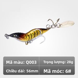 HISTAR | Mồi Nhử Kim Loại Sáng Bóng Có Thể Quay Đa Dạng
