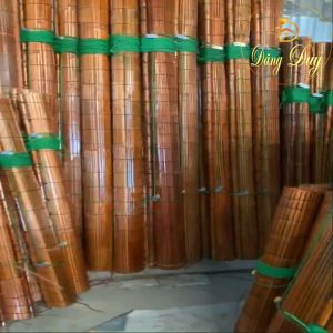 Mành Sáo Trúc Rộng 12m x 2m & 1m25 Cao 25m Rèm Trúc Treo Cửa Sổ Mành Sáo Tre Màu Cánh Dán Rèm Cửa Sổ Màn Che Ngoài Trời Mái Hiên Có Ròng Rọc Dây Kéo