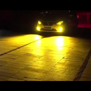 2Pcs H11 H8 LED Car Fog Light Yellow Anti Fog Bulbs 4300K 100W 1500LM Ultra Bright DRL