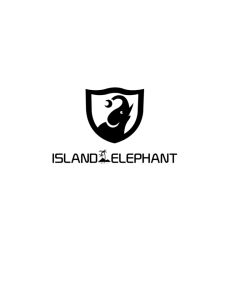 ISLAND ELEPHANT Bag Organizer Insert Hand Bag