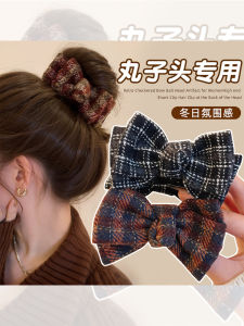 Kẹp Tóc Búi Đầu Thắt Nút Bướm Thời Trang Mới 2025 Cho Nữ Kẹp Tóc Búi Đầu Cao Cấp Mùa Thu Đông Kẹp Tóc Sau Đầu Phụ Kiện Tóc