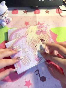 Retro Cute Stickers Japanese Cute Anime Girl Cut Film Stickers Book Phone Case DIY Scrapbook Stickers Cute Decorative Stickers