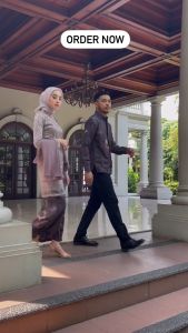 Hanna Series Couple Kebaya dan Kemeja Batik Outfit Engagement Wisuda Kondangan Modern