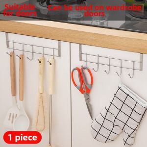 No-drilling Stainless Steel Door Hook for Kitchen Utensil Storage