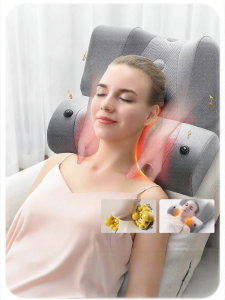 AUX | AUX Neck Massager Automatic Kneading Music Pillow Home Multi-Function Massage Device USB Powered Neck Care Health Care