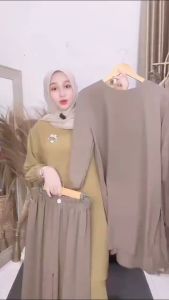 Setelan Tunik Melayu Kekinian Terbaru Setelan Wanita Oneset Wanita Terlaris
