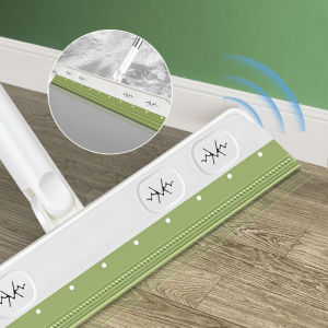 แปรงทําความสะอาดด้ามยาว Telescopic Magic ไม้กวาดซิลิโคนชั้น Wiper Squeegee Strip กระจกหน้าต่างในครัวเรือนห้องน้ํา Sweeping