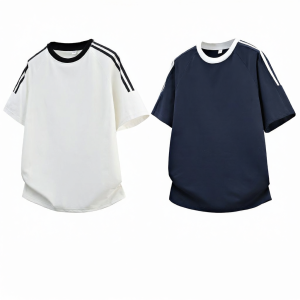 Mark Fairwhale | Breathable Striped Short Sleeve T-Shirt