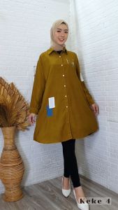 Tunik Polo Linen Bordir Terbaru 2023