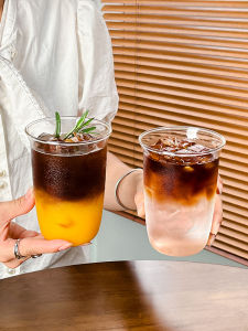 Zhendish Coffee Shop High Temperature Resistant Transparent Glass Simplicity Water Cup