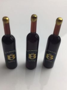 High-Quality Red Wine Bottle Mini Resin Small Bottle Miniature Model Foreign Wine Micro Landscape Scene