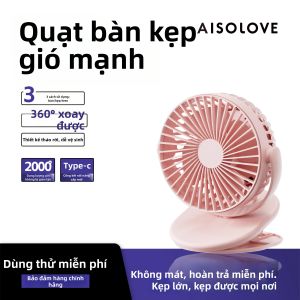 SOLOVE | Rechargeable Mini USB Clip-on Fan