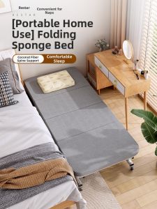 RESTAR | Folding Bed for Napping Portable Compact Sturdy Single Bed