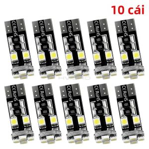 10X T10 Đèn LED Ô Tô Canbus Xenon Trắng 194 W5W Đọc Nội Thất Không Lỗi & Đèn Đuôi Đa Năng Đèn Đỗ Xe Dự Phòng 3W 2400LM
