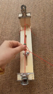 DIY hand-woven rope Wristband fixing tool solid wood woven rope and bracelet frame Knot Bracelet Weaver Tool Tahan lama