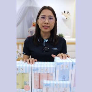 SOFFLIN ผ้าอ้อมมัสลินใยไผ่ ผ้าทอ 2 ชั้น นุ่มละมุนโปร่งสบาย ซับน้ำได้เยี่ยม ระบายอากาศได้ดี