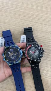 [Promo] Jam Tangan Pria Guess GW0443G1 GW0443G2 Multi-Function Silicon Strap Garansi 2 Tahun [✔COD]