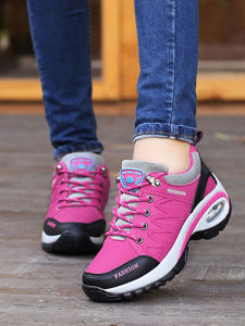 SHIPAILUO | Giày thể thao thường ngày mùa xuân 2025 Giày đi du lịch ngoài trời đế dày hấp thụ sốc đế cao su đế PU cho nữ Giày thường ngày