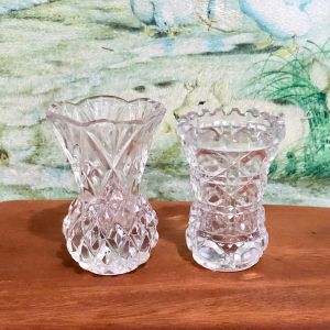 🇬🇧England Surplus 2-pc Crystal Candle Holders