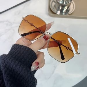 Mắt Kính Nữ Râm Mát Xi Ốc From Lục Giác 706 Gọng Kim Loại Cao Cấp Chống Tia UV