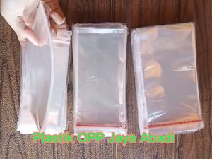 Promo - Plastik lembaran 7 x 18 Cm Plastik One Sheet Plastik OPP Kue Basah Isi 100 Lbr