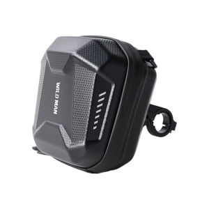 Front Bike Bag with Reflective Pattern Waterproof Material Lightweight Cycling Pannier for Urban and Trail Rides