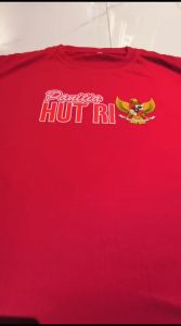 Lengan Panjang Hut RI Ke 80 Kaos Terlaris 17 Agustus 1945 Kemerdekaan Indonesia Kaos Merah Putih Hitam Kaos Cewek Cowok