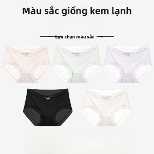 MiiOW | Quần lót tam giác mỏng thoáng khí Ice Silk cho nữ mùa hè không để lại dấu vết quần lót lưng giữa không bó sát