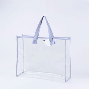 Large Capacity Waterproof Transparent Beach Bag Separate Wet And Dry Tote Bag Fitness Swimming Storage Bag Shoulder Handbag